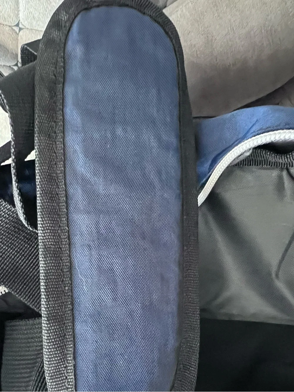 Biaggi Navy Rolling Travel Duffel with Front Zip Pocket